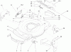 Toro 20018 - 22" Recycler Lawnmower, 2003 (230000001-230999999) Listas de piezas de repuesto y dibujos DECK, SIDE CHUTE AND REAR DOOR ASSEMBLY