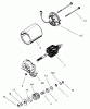 Toro 20018 - 22" Recycler Lawnmower, 2003 (230000001-230999999) Listas de piezas de repuesto y dibujos ELECTRIC STARTER KIT NO. 37753 TECUMSEH MODEL LV195EA-362006B