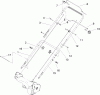 Toro 20016 - 22" Recycler Lawnmower, 2005 (250000001-250999999) Listas de piezas de repuesto y dibujos HP-2 BAIL HANDLE ASSEMBLY
