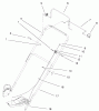 Toro 20020 (R-21S1) - Recycler Mower, R-21S1, 1999 (9900001-9999999) Listas de piezas de repuesto y dibujos HANDLE & CONTROLS ASSEMBLY