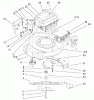 Toro 20021 (R-21S1B) - Recycler Mower, R-21S1B, 2001 (210000001-210999999) Listas de piezas de repuesto y dibujos ENGINE ASSEMBLY