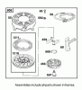 Toro 20020 (R-21S1) - Recycler Mower, R-21S1, 2001 (210000001-210999999) Listas de piezas de repuesto y dibujos ENGINE BRIGGS & STRATTON MODEL 12H802-1776-B1 #8