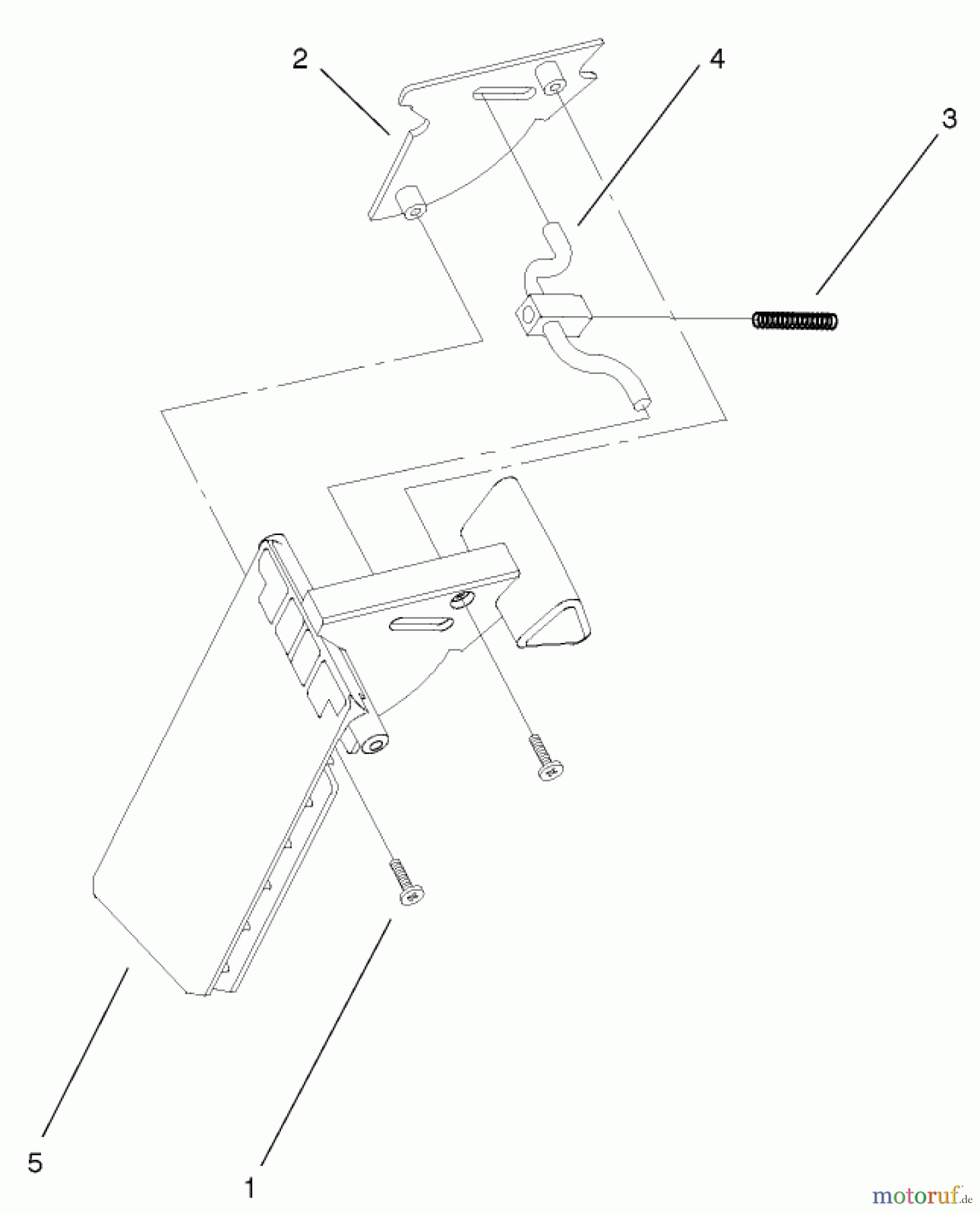  Toro Neu Mowers, Walk-Behind Seite 1 20023C (R-21S) - Toro Recycler Mower, R-21S, 2001 (210000001-210999999) DISCHARGE DOOR ASSEMBLY PART NO. 93-0273 (MODEL 20023, 20023C)