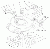 Toro 20023C (R-21S) - Recycler Mower, R-21S, 2001 (210000001-210999999) Listas de piezas de repuesto y dibujos HOUSING & BRACKET ASSEMBLY