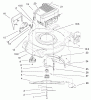 Toro 20025 - Recycler Mower, 2001 (210000001-210999999) Listas de piezas de repuesto y dibujos ENGINE ASSEMBLY