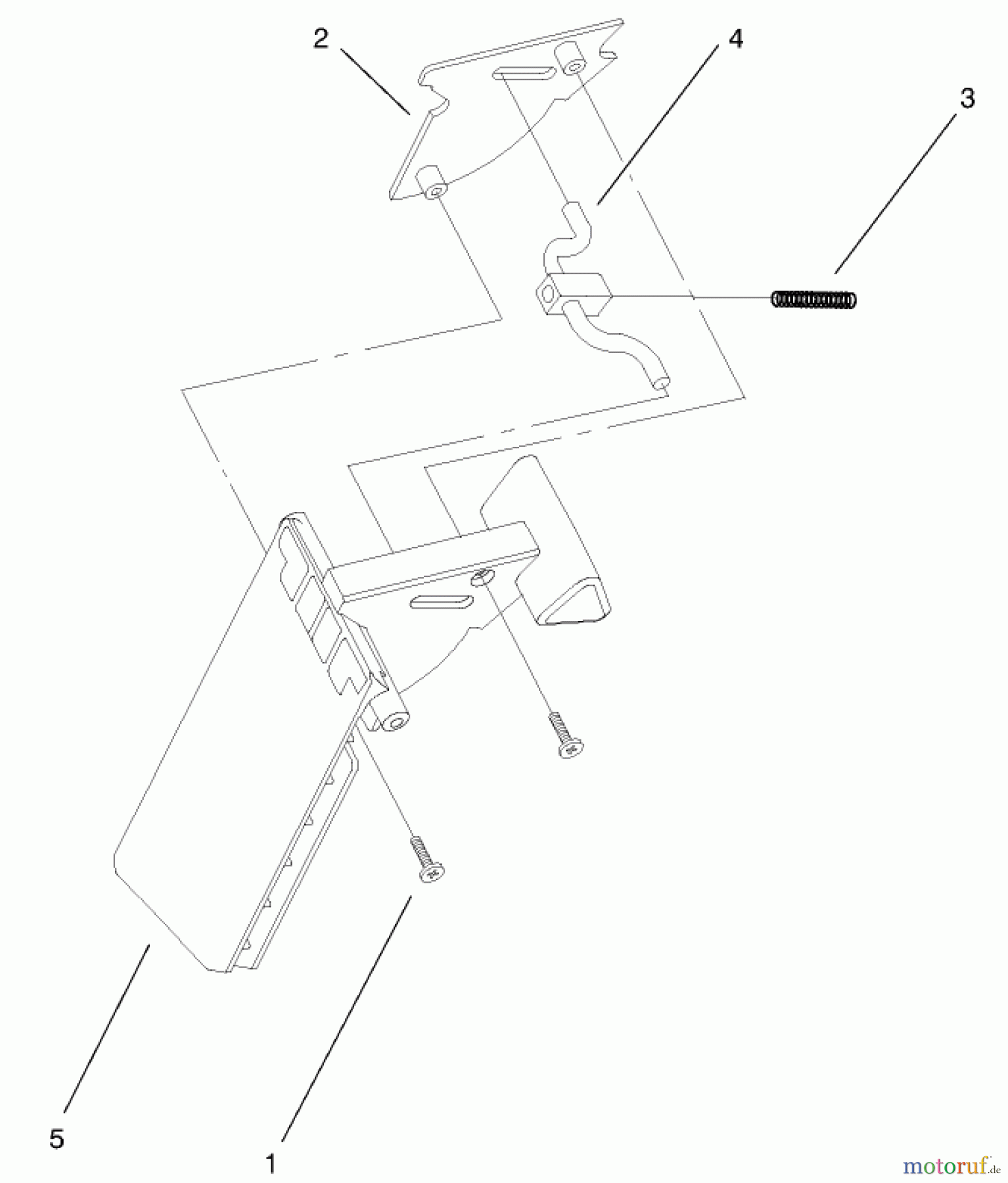  Toro Neu Mowers, Walk-Behind Seite 1 20027 (R-21OSB) - Toro Recycler Mower, R-21OSB, 2001 (210000001-210999999) DISCHARGE DOOR ASSEMBLY PART NO. 93-0273