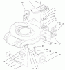 Toro 20027 (R-21OSB) - Recycler Mower, R-21OSB, 2001 (210000001-210999999) Listas de piezas de repuesto y dibujos HOUSING AND BRACKET ASSEMBLY