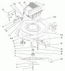 Toro 20035 (R-21SE) - Recycler Mower, R-21SE, 2001 (210000001-210999999) Listas de piezas de repuesto y dibujos ENGINE ASSEMBLY