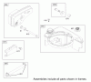 Toro 20036 - Super Recycler Mower, 2002 (220000001-220999999) Listas de piezas de repuesto y dibujos MUFFLER AND FUEL TANK ASSEMBLY ENGINE BRIGGS AND STRATTON MODEL 123K02-0114-E1