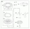 Toro 20036 - Super Recycler Mower, 2002 (220000001-220999999) Listas de piezas de repuesto y dibujos STARTER ASSEMBLY ENGINE BRIGGS AND STRATTON MODEL 124K02-0110-B1