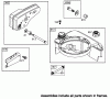 Toro 20041 - 22" Recycler Lawnmower, 2005 (250000001-250999999) Listas de piezas de repuesto y dibujos MUFFLER AND FUEL TANK ASSEMBLY BRIGGS AND STRATTON 125K05-0186-E1