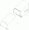 Toro 20041 - 22" Recycler Lawnmower, 2005 (250000001-250999999) Listas de piezas de repuesto y dibujos REAR BAG ASSEMBLY