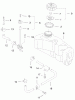 Toro 20044 (SR-21OS) - Super Recycler Mower, SR-21OS, 1999 (99000001-99999999) Listas de piezas de repuesto y dibujos FUEL TANK & VALVE ASSEMBLY