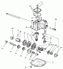 Toro 20044 (SR-21OS) - Super Recycler Mower, SR-21OS, 1999 (99000001-99999999) Listas de piezas de repuesto y dibujos GEAR CASE ASSEMBLY
