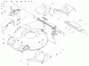 Toro 20053 - Super Recycler Lawn Mower, 2005 (250000001-250999999) Listas de piezas de repuesto y dibujos HOUSING ASSEMBLY