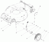 Toro 20058 - Super Recycler Lawn Mower, 2005 (250000001-250999999) Listas de piezas de repuesto y dibujos HEIGHT-OF-CUT ASSEMBLY
