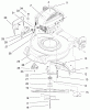Toro 20060 - Recycler Mower, 1999 (9900001-9999999) Listas de piezas de repuesto y dibujos ENGINE & BLADE ASSEMBLY