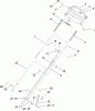 Toro 20062 - Super Recycler Lawn Mower, 2007 (270000001-270999999) Listas de piezas de repuesto y dibujos HANDLE ASSEMBLY