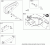 Toro 20062 - Super Recycler Lawn Mower, 2007 (270000001-270999999) Listas de piezas de repuesto y dibujos MUFFLER AND FUEL TANK ASSEMBLY BRIGGS AND STRATTON 126T07-0204-E1