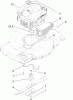Toro 20064 - 22" Recycler Lawn Mower, 2007 (270000001-270999999) Listas de piezas de repuesto y dibujos ENGINE AND BLADE ASSEMBLY