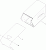 Toro 20064 - 22" Recycler Lawn Mower, 2007 (270000001-270999999) Listas de piezas de repuesto y dibujos REAR BAG ASSEMBLY