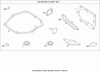 Toro 20065 - 22" Recycler Lawn Mower, 2007 (270000001-270999999) Listas de piezas de repuesto y dibujos ENGINE GASKET SET BRIGGS AND STRATTON 126T02-0139-B1