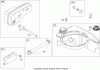 Toro 20067 - 22" Recycler Lawn Mower, 2007 (270000001-270999999) Listas de piezas de repuesto y dibujos MUFFLER AND FUEL TANK ASSEMBLY BRIGGS AND STRATTON 126T05-0115-B1