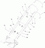 Toro 20071A - 22" Recycler Lawn Mower, 2007 (270000001-270999999) Listas de piezas de repuesto y dibujos HANDLE ASSEMBLY