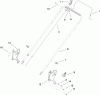 Toro 20090 - Super Recycler Lawn Mower, 2008 (280000001-280999999) Listas de piezas de repuesto y dibujos HANDLE ASSEMBLY