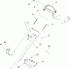 Toro 20091 - Super Recycler Lawn Mower, 2008 (280000001-280999999) Listas de piezas de repuesto y dibujos HANDLE ASSEMBLY