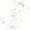 Toro 20092 - Super Recycler Lawn Mower, 2008 (280000001-280999999) Listas de piezas de repuesto y dibujos HANDLE ASSEMBLY