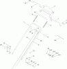 Toro 20092 - Super Recycler Lawn Mower, 2010 (310020058-310020237) Listas de piezas de repuesto y dibujos HANDLE AND CONTROL ASSEMBLY