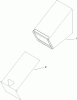 Toro 20093 - Super Recycler Lawn Mower, 2009 (290000001-290999999) Listas de piezas de repuesto y dibujos BAG ASSEMBLY