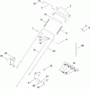 Toro 20093 - Super Recycler Lawn Mower, 2009 (290000001-290999999) Listas de piezas de repuesto y dibujos HANDLE AND CONTROL ASSEMBLY
