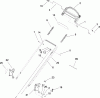 Toro 20095 - Super Recycler Lawn Mower, 2008 (280000001-280999999) Listas de piezas de repuesto y dibujos HANDLE ASSEMBLY