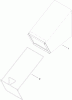 Toro 20095C - Super Recycler Lawn Mower, 2011 (311000001-311999999) Listas de piezas de repuesto y dibujos REAR BAG ASSEMBLY