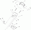 Toro 20099 - Super Recycler Lawn Mower, 2008 (280000001-280999999) Listas de piezas de repuesto y dibujos HANDLE ASSEMBLY
