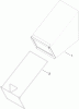 Toro 20099 - Super Recycler Lawn Mower, 2011 (311000001-311999999) Listas de piezas de repuesto y dibujos REAR BAG ASSEMBLY