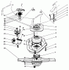 Toro 20106 - Lawnmower, 1991 (1000001-1999999) Listas de piezas de repuesto y dibujos BLADE BRAKE CLUTCH ASSEMBLY