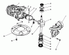 Toro 20106 - Lawnmower, 1991 (1000001-1999999) Listas de piezas de repuesto y dibujos CRANKSHAFT ASSEMBLY (ENGINE NO. 47PL0-2)