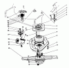 Toro 20107 - Lawnmower, 1991 (1000001-1999999) Listas de piezas de repuesto y dibujos BLADE BRAKE CLUTCH ASSEMBLY