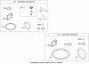 Toro 20112 - 22" Recycler Lawn Mower, 2008 (280000001-280999999) Listas de piezas de repuesto y dibujos CARBURETOR OVERHAUL KIT BRIGGS AND STRATTON 126T02-0216-B1