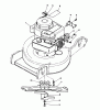 Toro 20181 - 18" Recycler II, 1993 (3900001-3999999) Listas de piezas de repuesto y dibujos ENGINE ASSEMBLY