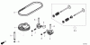 Toro 20192 - Super Bagger Lawn Mower, 2009 (290000001-290999999) Listas de piezas de repuesto y dibujos CAMSHAFT PULLEY ASSEMBLY HONDA GCV160L AS3A