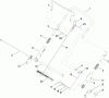 Toro 20192 - Super Bagger Lawn Mower, 2009 (290000001-290999999) Listas de piezas de repuesto y dibujos UPPER HANDLE ASSEMBLY