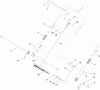 Toro 20192 - Super Bagger Lawn Mower, 2011 (311000001-311999999) Listas de piezas de repuesto y dibujos UPPER HANDLE ASSEMBLY