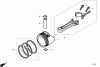 Toro 20194 - Super Bagger Lawn Mower, 2009 (290000001-290999999) Listas de piezas de repuesto y dibujos PISTON AND CONNECTING ROD ASSEMBLY HONDA GCV160A NBL1