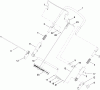 Toro 20194 - Super Bagger Lawn Mower, 2009 (290000001-290999999) Listas de piezas de repuesto y dibujos UPPER HANDLE ASSEMBLY