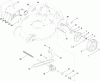 Toro 20197 - Super Bagger Lawn Mower, 2011 (311000001-311999999) Listas de piezas de repuesto y dibujos SIDE DISCHARGE, TRANSMISSION AND REAR WHEEL ASSEMBLY