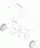 Toro 20199 - TimeMaster 30" Lawn Mower, 2012 (SN 312000001-312017872) Listas de piezas de repuesto y dibujos FRONT WHEEL AND AXLE ASSEMBLY